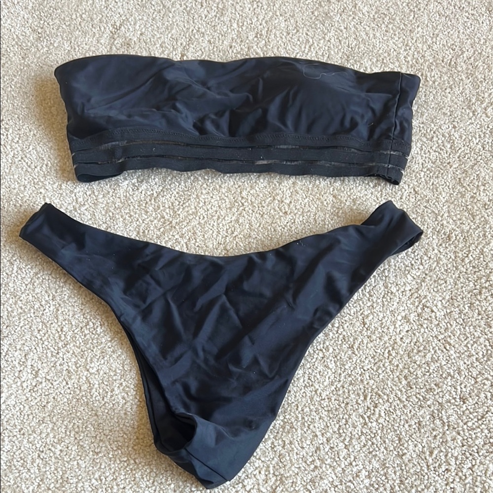 SHEIN Black Bikini Set